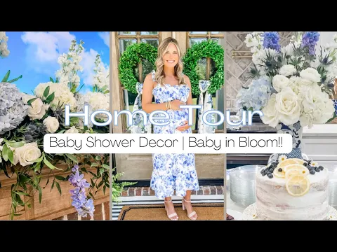Download MP3 THE MOST BEAUTIFUL BABY SHOWER! | Summer Home Tour | Baby in Bloom!!