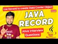 Java Record in Hindi Java Interview Question