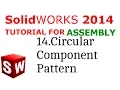 Solidworks Assembly tutorial Circular Component Pattern