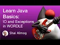 Java Basics - IO Exceptions in WORDLE Learn to code Java Course