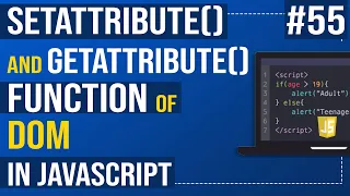 getAttribute and setAttribute methods in JavaScript Javascript Tutorial