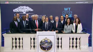 WisdomTree NYSE WT Rings The Opening Bell