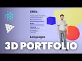 Build a 3D Portfolio with React Three Fiber - Framer Motion Scroll Animations