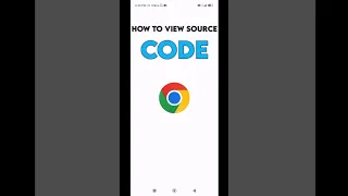 How To View The Source Code Of A Website In Mobile Shorts 