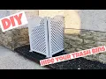 DIY Hide Your Outdoor Trash Bins Easy And Fast