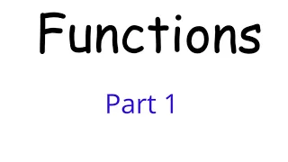 functions f x national 5