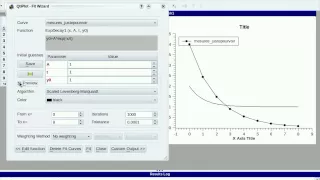 Curve Fitting in QtiPlot