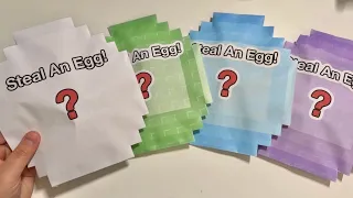 [☁️Paperdiy☁️] Steal An Egg! Blind bag | Unboxing ASMR | Roblox | 계란을 훔치다 | Squishy | 로블록스