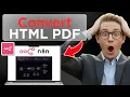 How To Convert HTML To PDF In n8n In Under 2 Minutes Tested