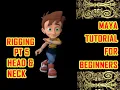 maya rigging tutorial part 5 maya rigging tutorial how to rig model in maya neck rig pt 5