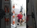 Smith machine leg workout targeting glutes quads hammies