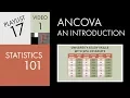 Statistics 101 ANCOVA An Introduction