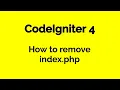 CodeIgniter 4 HMVC - How to remove index php