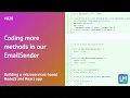 Coding more methods in our EmailSender Building a microservices-based NodeJS and React app