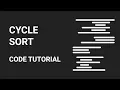 Cycle Sort Sorting Algorithm