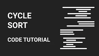 Cycle Sort Sorting Algorithm