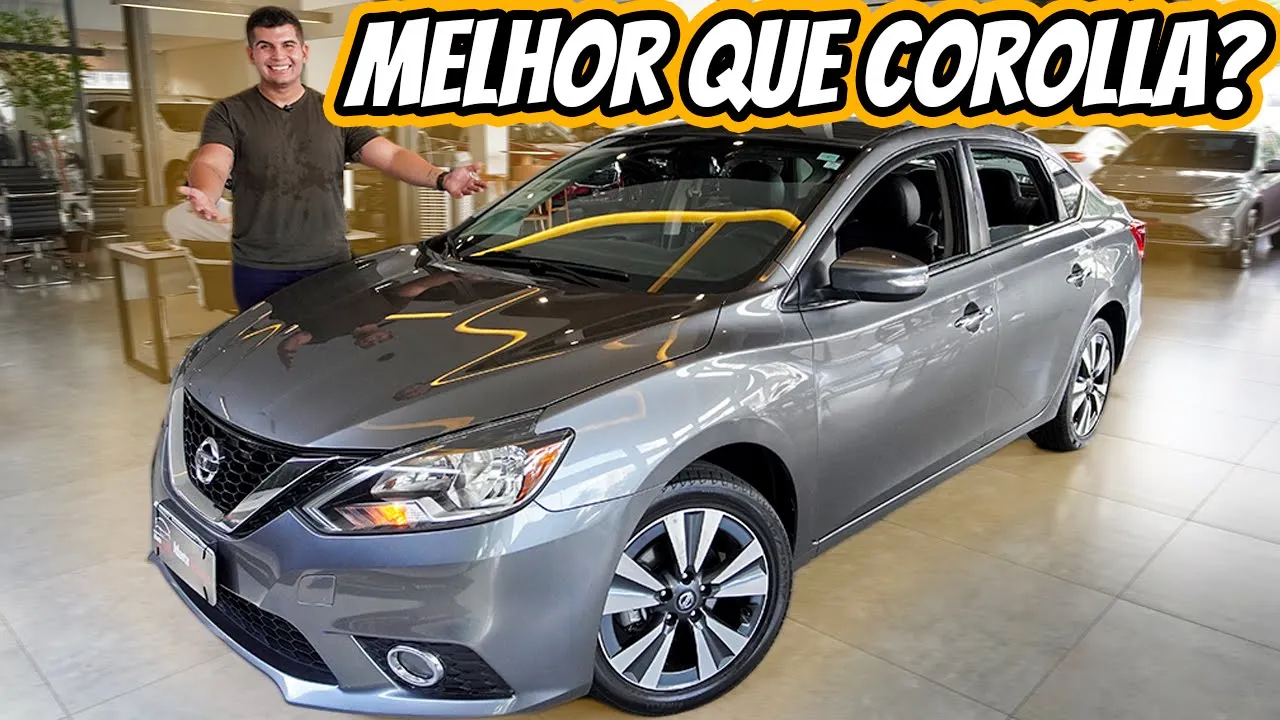 Nissan Sentra SV 2020 - Sedã CONFORTÁVEL e ESPAÇOSO que não deve em nada ao COROLLA e CIVIC