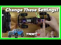 Change these TRX4M settings crawler performance Holmes Hobbies TRX4 M Part 4