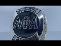 Alpha Phi Alpha Rings