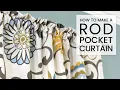 Easy DIY Curtains - How to Make a Rod Pocket Curtain