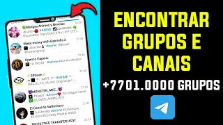 Como ACHAR GRUPOS e CANAIS no TELEGRAM Melhor do Que a Busca Global