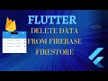Flutter - How to Delete Record From Firebase Firestore