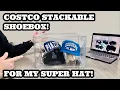 COSTCO STACKABLE SHOEBOX FOR MY SUPER GRAIL HAT COLLECTION