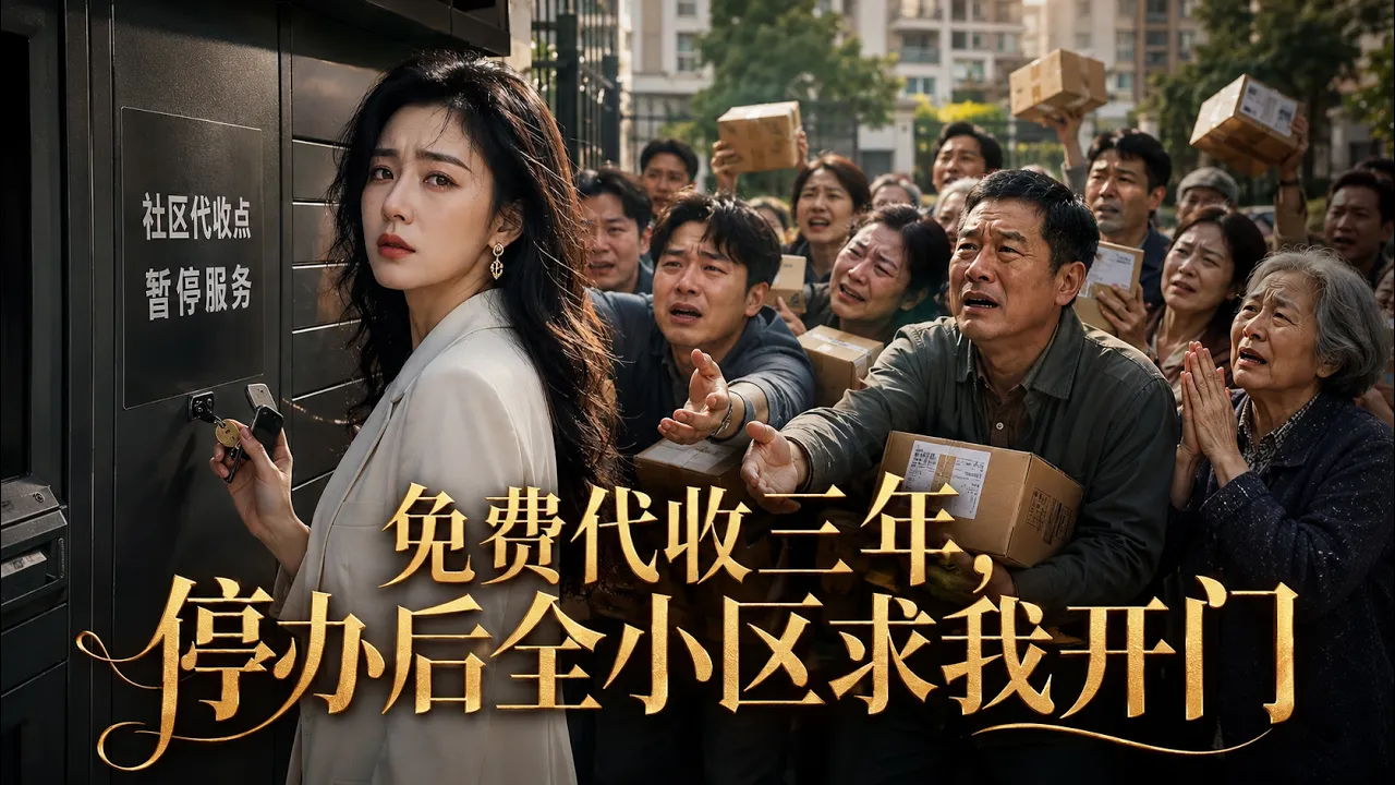 震撼首播便利店三年免費代收快遞,趙翠花逼扛80斤茶几被拒竟惡意舉報!罰款三千停業整頓,她砸貨架停服務,第二天滿小區包裹沒