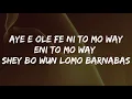 Kizz Daniel  - Eh God (Barnabas) LYRICS