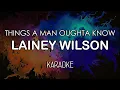 Lainey Wilson - Things A Man Oughta Know (KARAOKE) by Midimidi