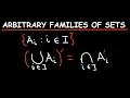 Arbitrary Families of Sets
