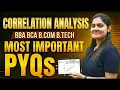 Correlation Analysis Important Questions Statistics BBA BCA B COM B TECH Dream Maths