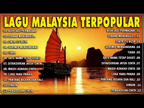 Video Thumbnail: Tanpa Iklan Lagu Malaysia Lama Populer 2025 Lagu Malaysia 90an Full AlbumπΆ