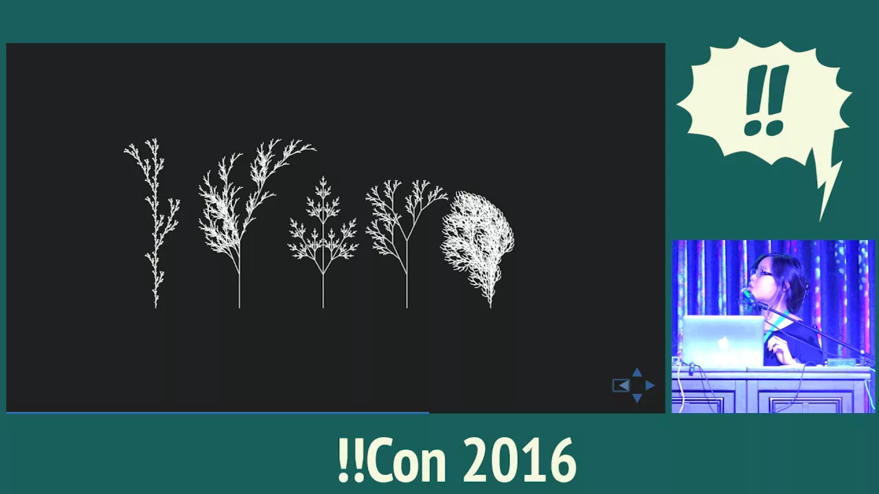 !!Con 2016 - Plants are Recursive!!: Using L-Systems to Generate Realistic Weeds By Sher Minn Chong
