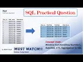 SQL Interview Questions Part-7 SQL Row Number Advance Question Scenario Based Interview Questions