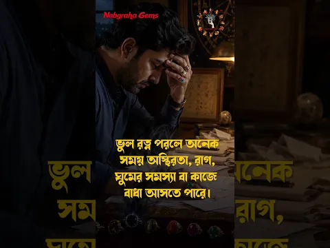 শুধু রাশি দেখে রত্ন পরছেন? এটাই হতে পারে আপনার সবচেয়ে বড় ভুল! Astrologer SK Abid #ytshorts #shorts