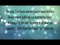 Something in the Water- Carrie Underwood (lyrics)