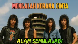 mengalah kerana cinta alam semulajadi rock kapak rock balada lirik 