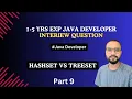 Java Interview Question Part 9 HashSet vs TreeSet Asked in Interview