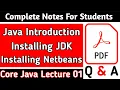 Java Introduction Java Tutorial For Beginners in Lecture 01