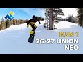 Run 1 Union Neo Snowboard Bindings