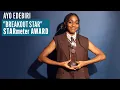 Ayo Edebiri Loves Comedy and Detectives With a Nasty Mustache IMDb Breakout Star STARmeter Award