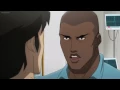 Batman Bad Blood Luke Fox and Dick Grayson Scene