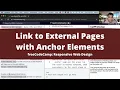 Link to External Pages with Anchor Elements Basic HTML and HTML5 freeCodeCamp Tutorial