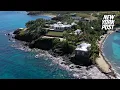 Epstein s private island revealed for first time in 2 years as it s transformed into luxury resort