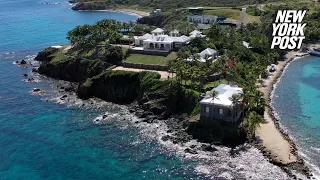 Epstein s private island revealed for first time in 2 years as it s transformed into luxury resort