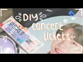BTS Permission to Dance Concert Tickets DIY