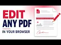Free Online PDF Editor Edit Text Highlight Sign PDFs