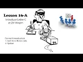 Lesson 16a - Letter C