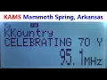 95 1 KAMS - Mammoth Spring Arkansas captada en Zapopan Mexico